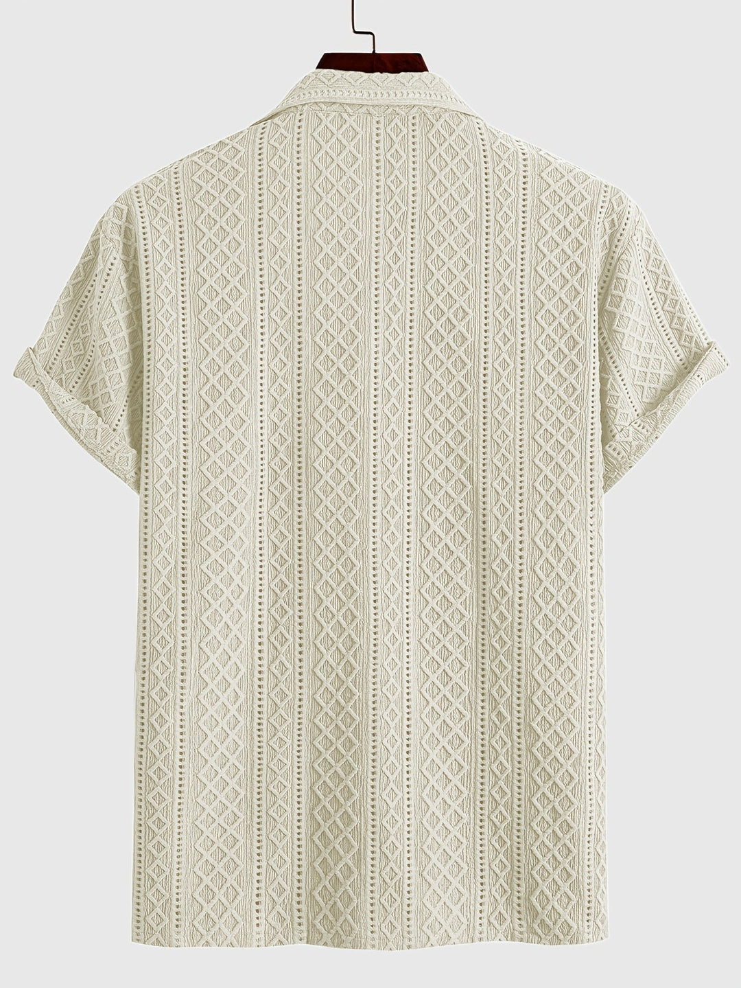 Laurent™ | Camicia Bohemien con Motivo in Rilievo