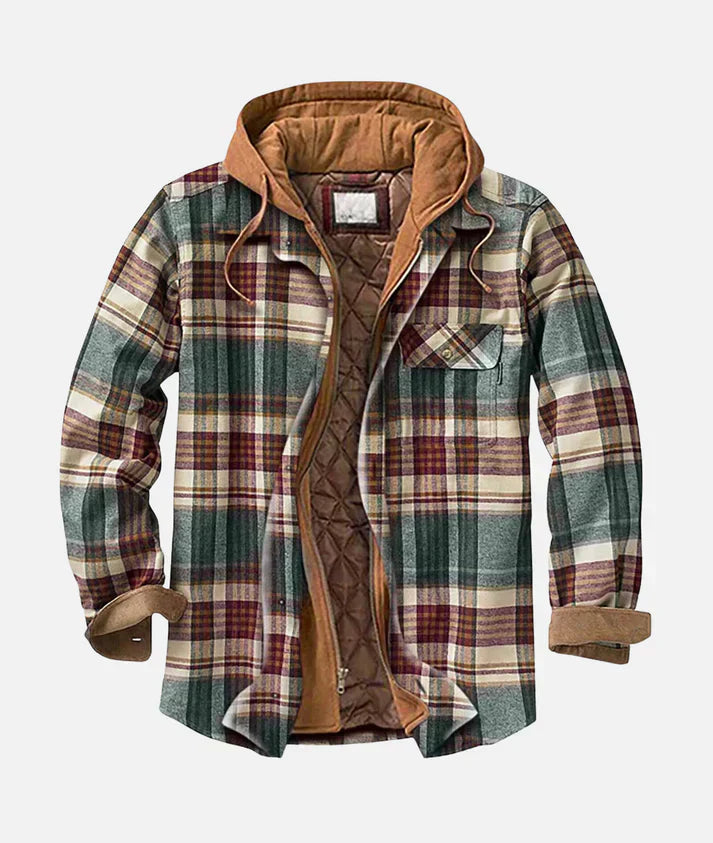 Lenoir™ | Élégante veste en patchwork à carreaux pour un look tendance