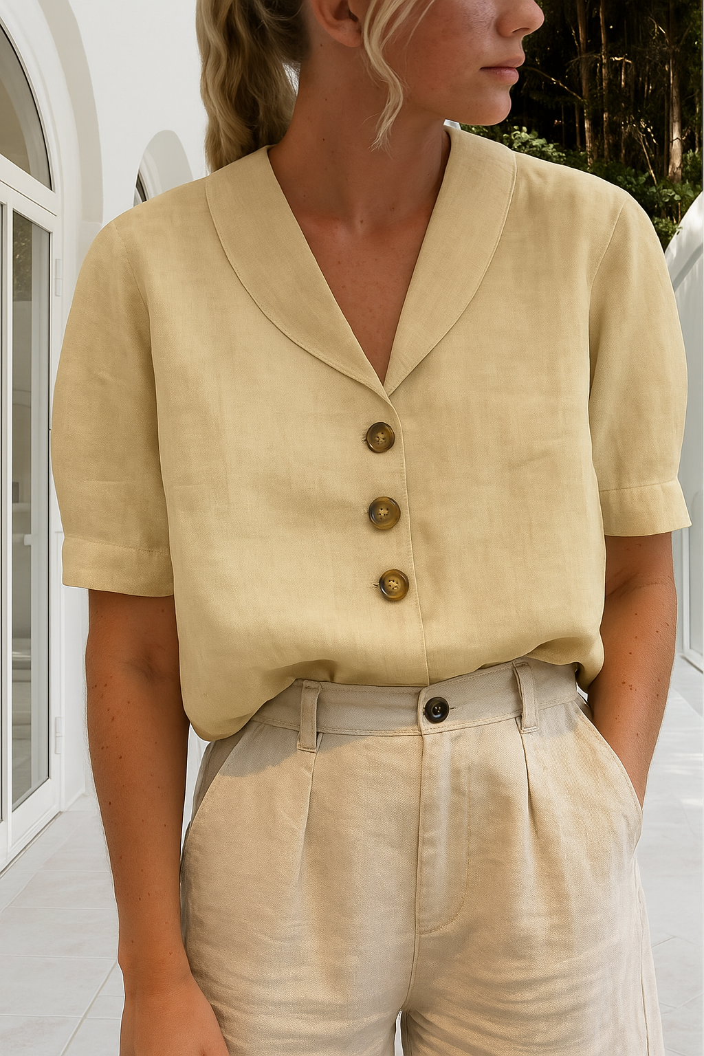 Chemisier Élégant Christina - Maintenant 1+1 Gratuit pour votre look sophistiqué