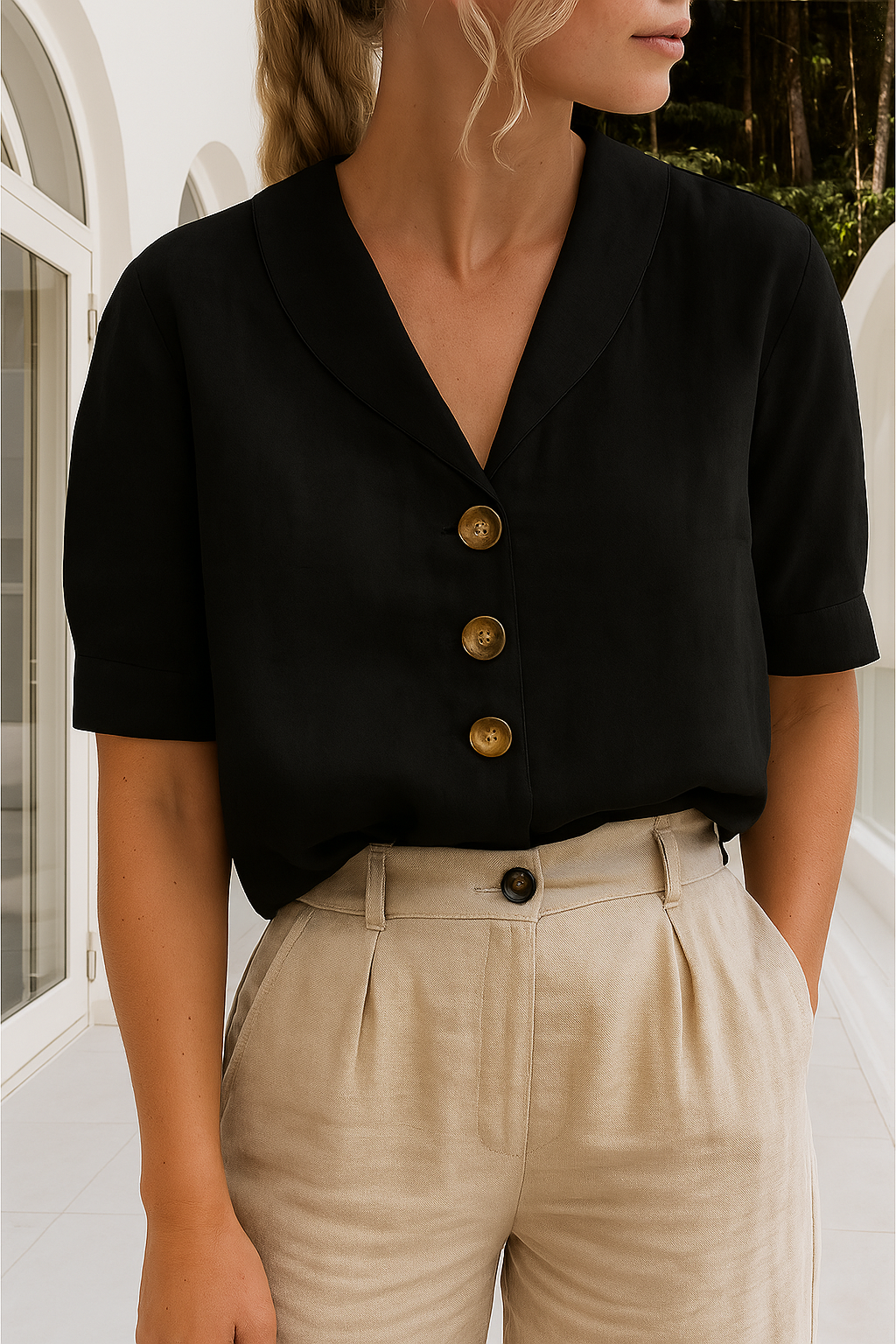 Chemisier Élégant Christina - Maintenant 1+1 Gratuit pour votre look sophistiqué