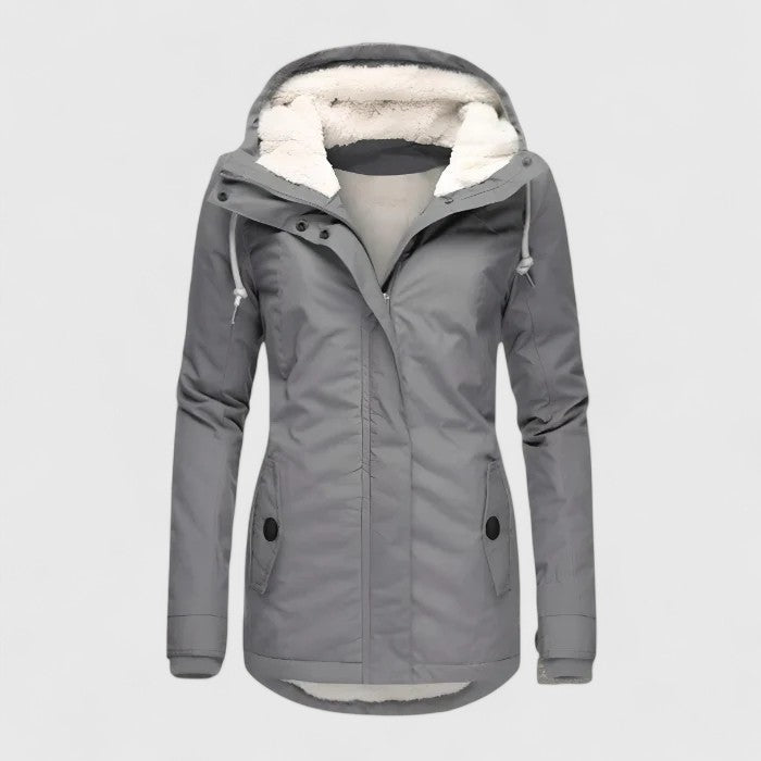 Amélie | Manteau d'hiver imperméable avec capuche