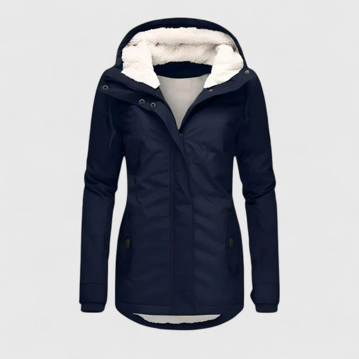 Amélie | Manteau d'hiver imperméable avec capuche