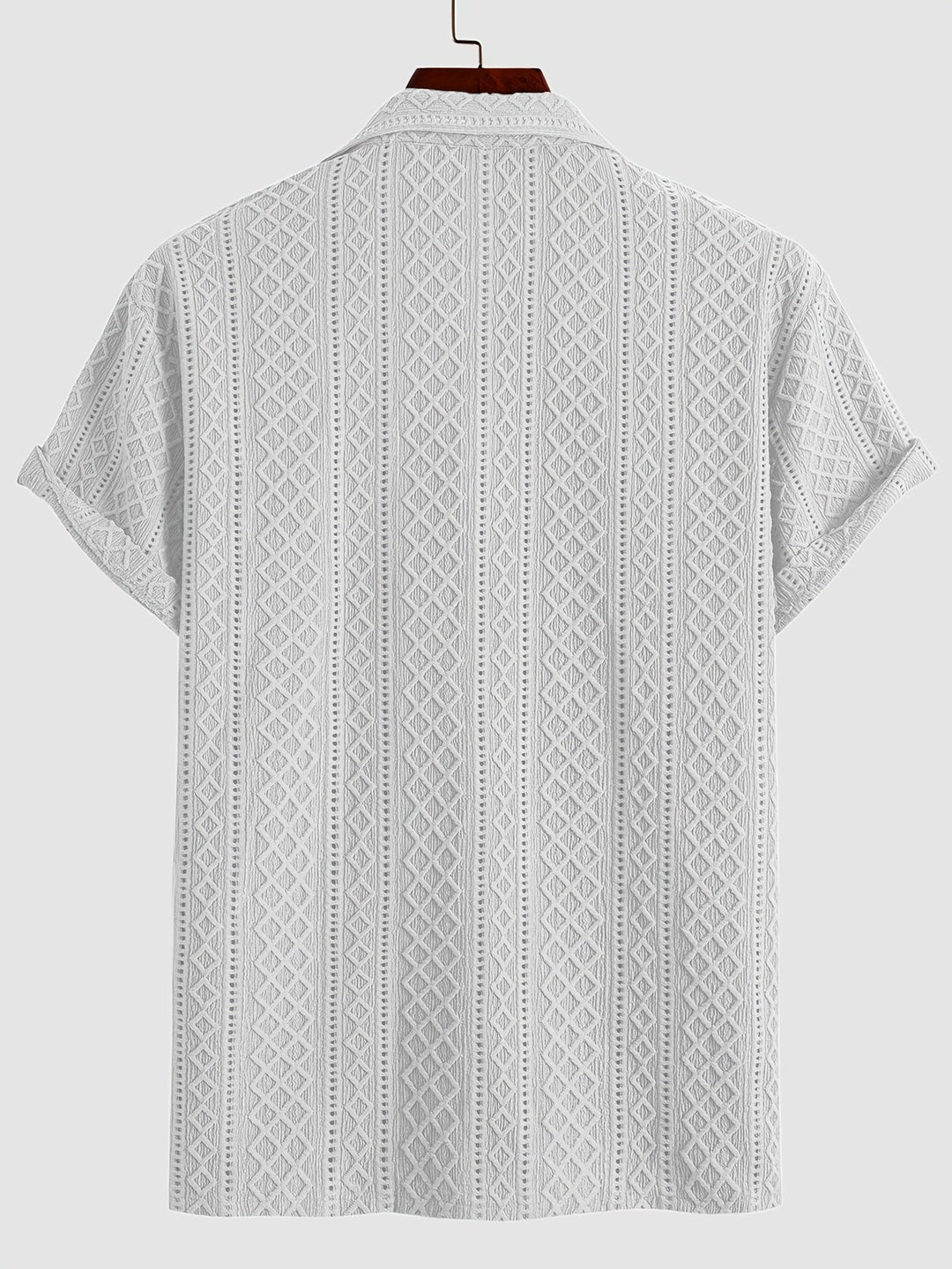 Laurent™ | Camicia Bohemien con Motivo in Rilievo