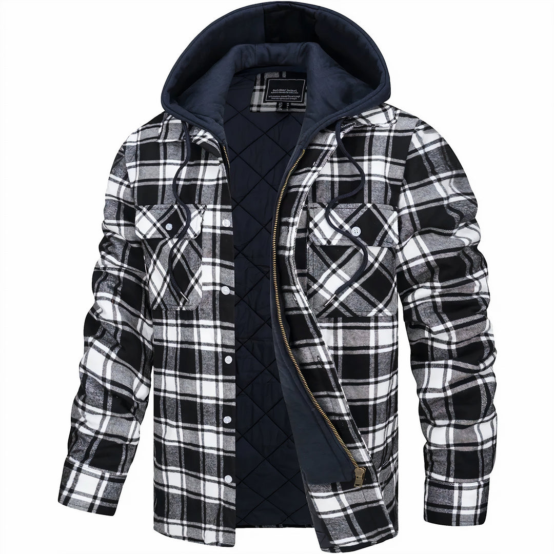 Julius™ | Veste à carreaux avec fermeture éclair
