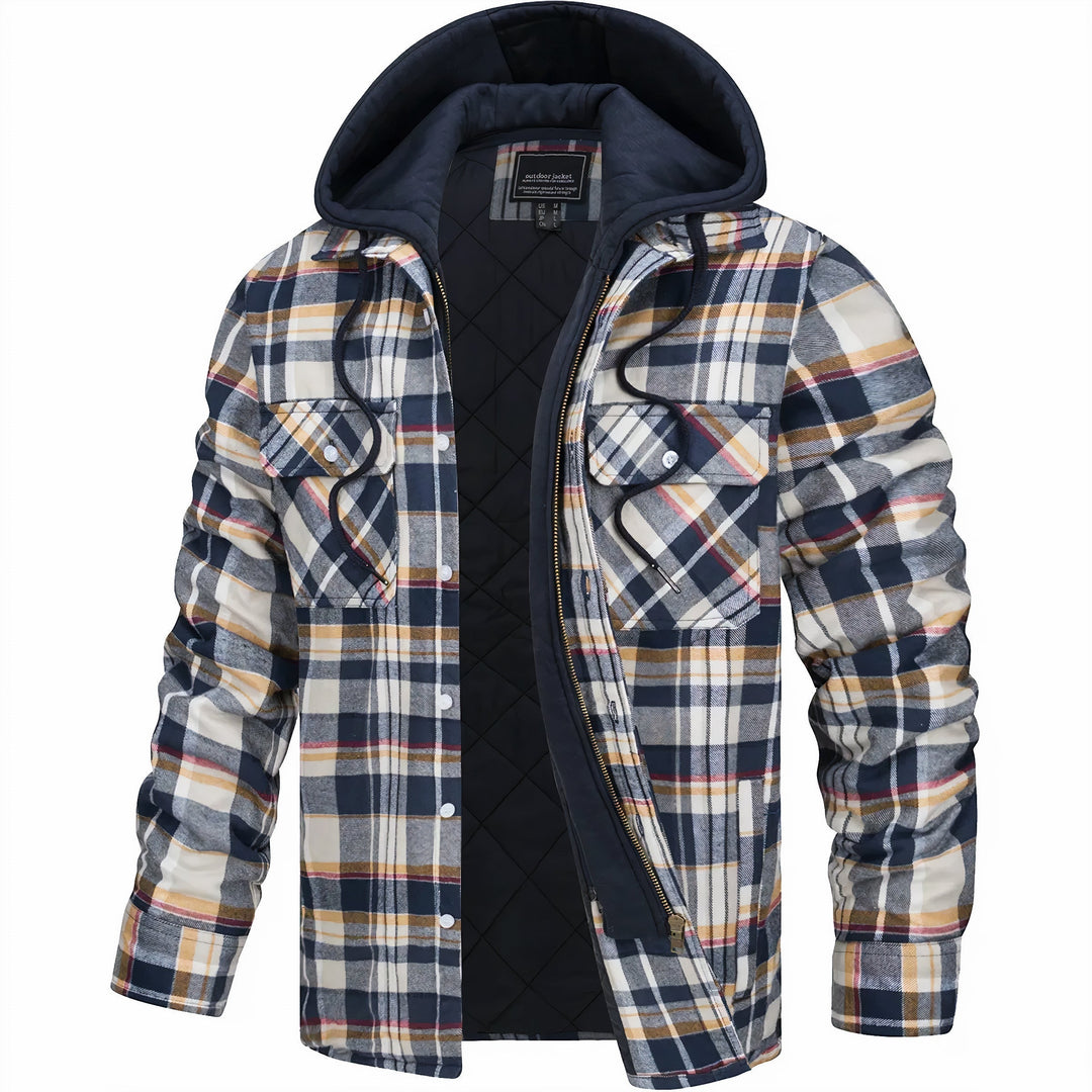 Julius™ | Veste à carreaux avec fermeture éclair