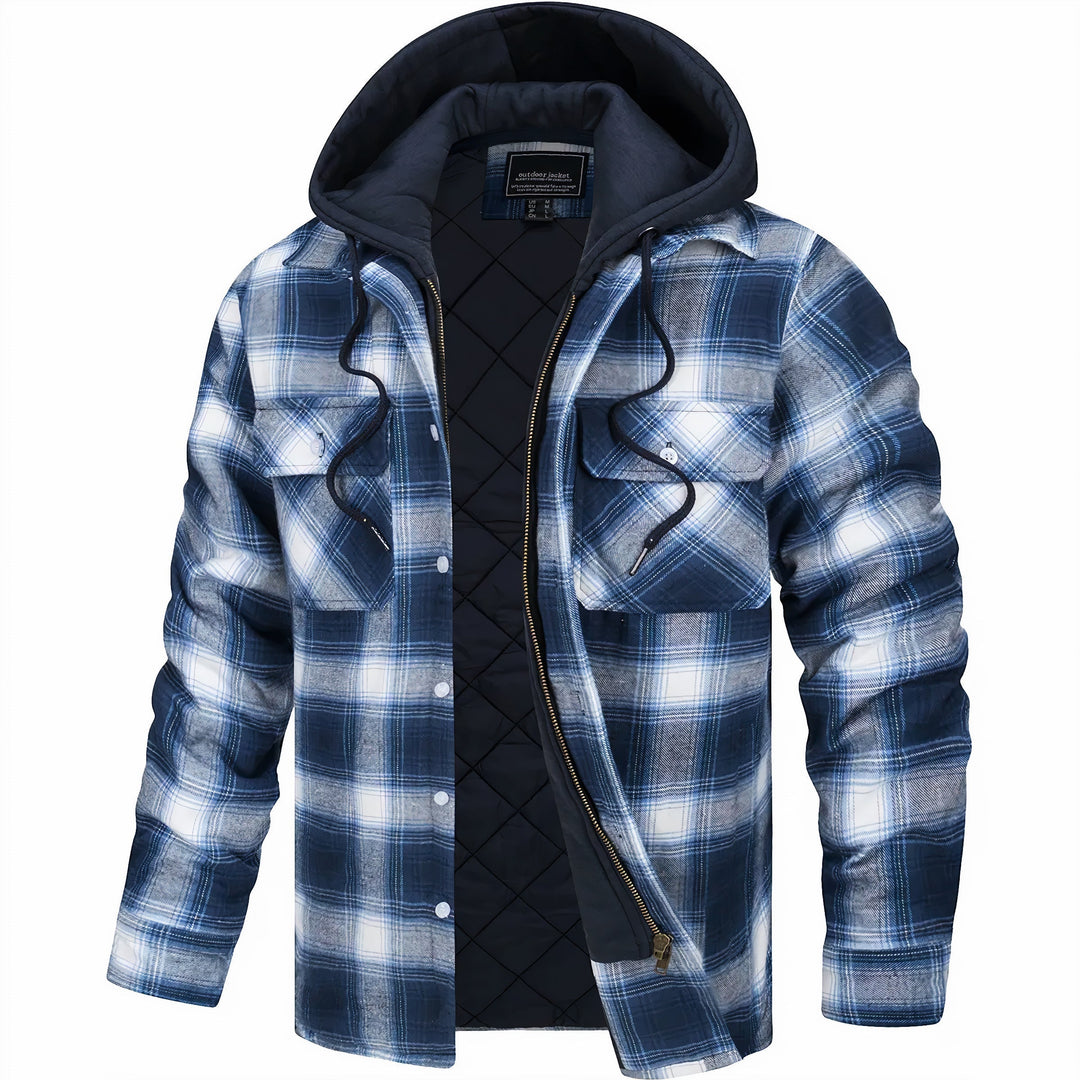 Julius™ | Veste à carreaux avec fermeture éclair