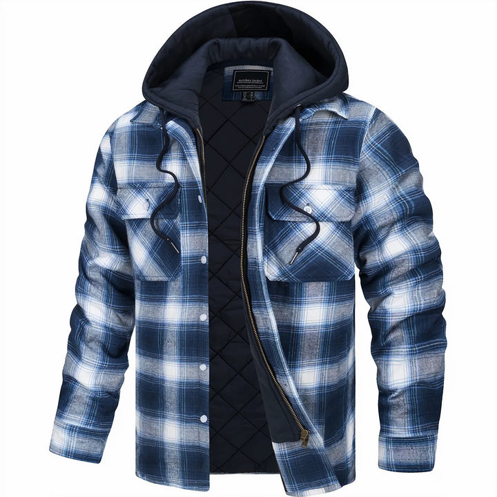 Julius™ | Veste à carreaux avec fermeture éclair