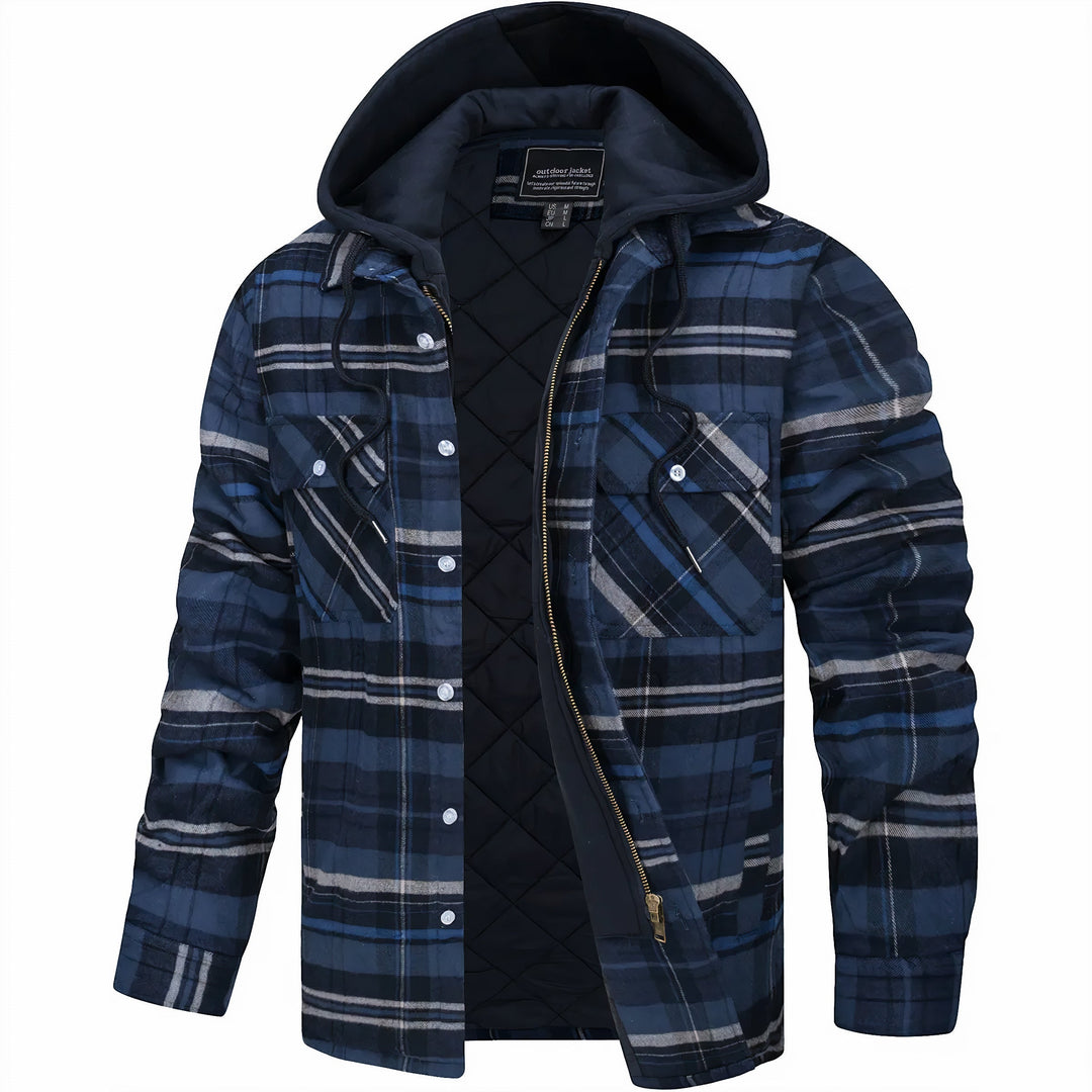 Julius™ | Veste à carreaux avec fermeture éclair