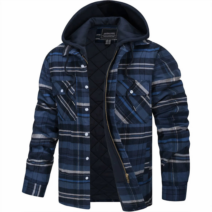 Julius™ | Veste à carreaux avec fermeture éclair