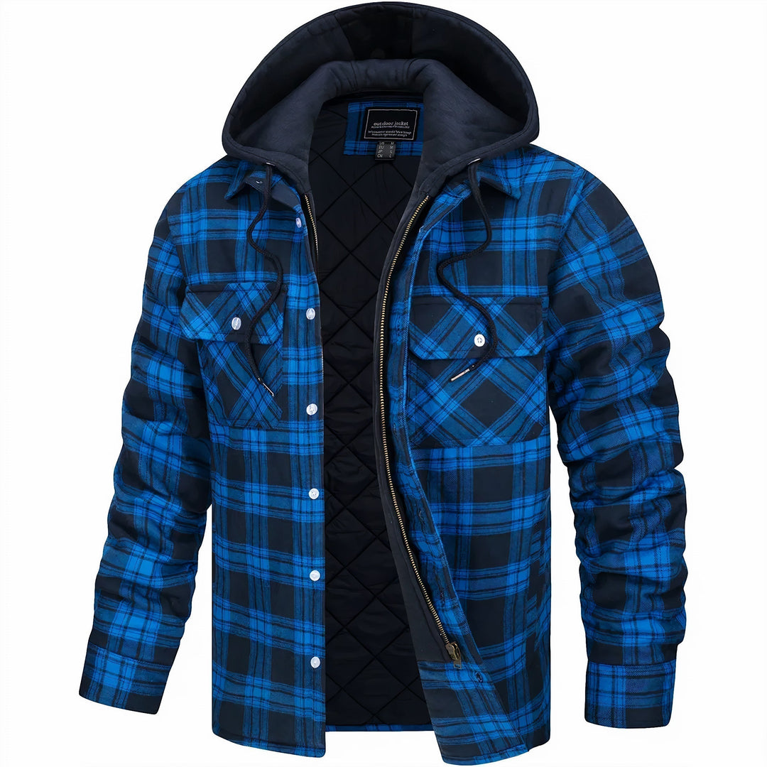 Julius™ | Veste à carreaux avec fermeture éclair